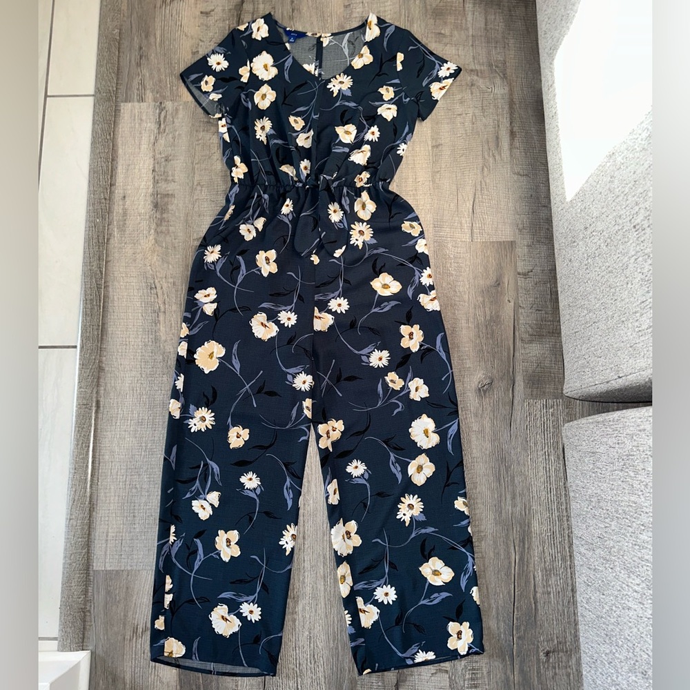 Apt. 9 floral jumpsuit